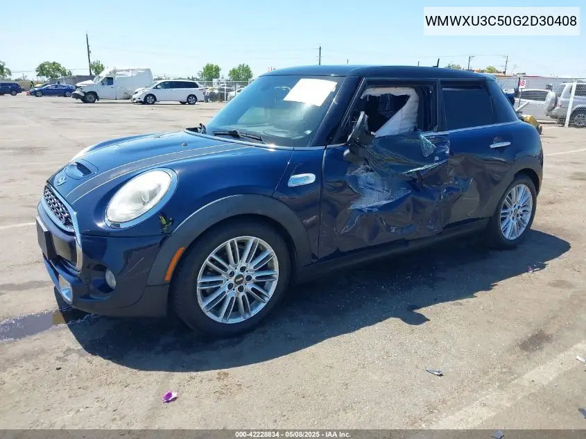 2016 Mini Hardtop Cooper S VIN: WMWXU3C50G2D30408 Lot: 42228834