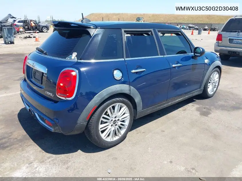 2016 Mini Hardtop Cooper S VIN: WMWXU3C50G2D30408 Lot: 42228834