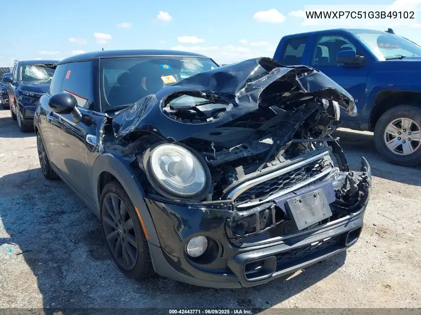 2016 Mini Hardtop Cooper S VIN: WMWXP7C51G3B49102 Lot: 42443771