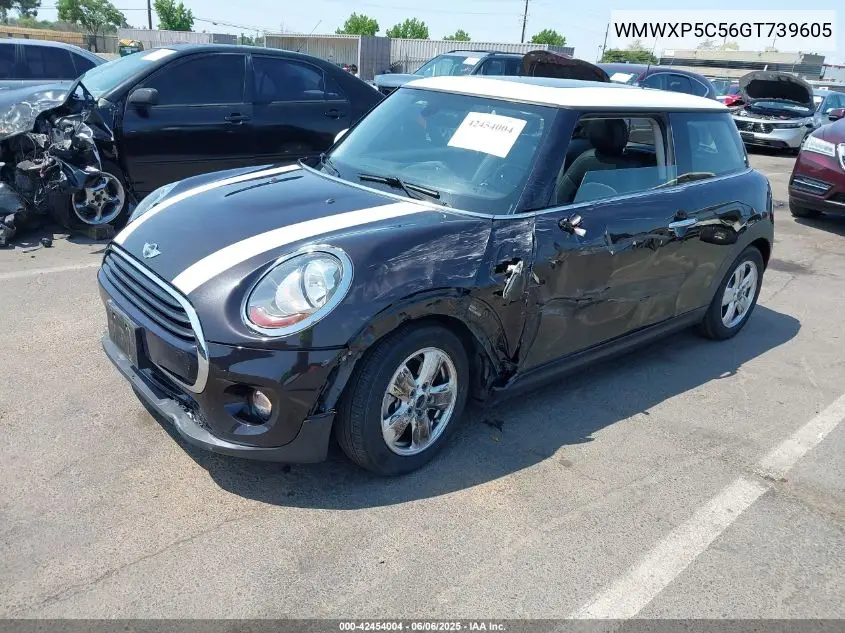 2016 Mini Hardtop Cooper VIN: WMWXP5C56GT739605 Lot: 42454004