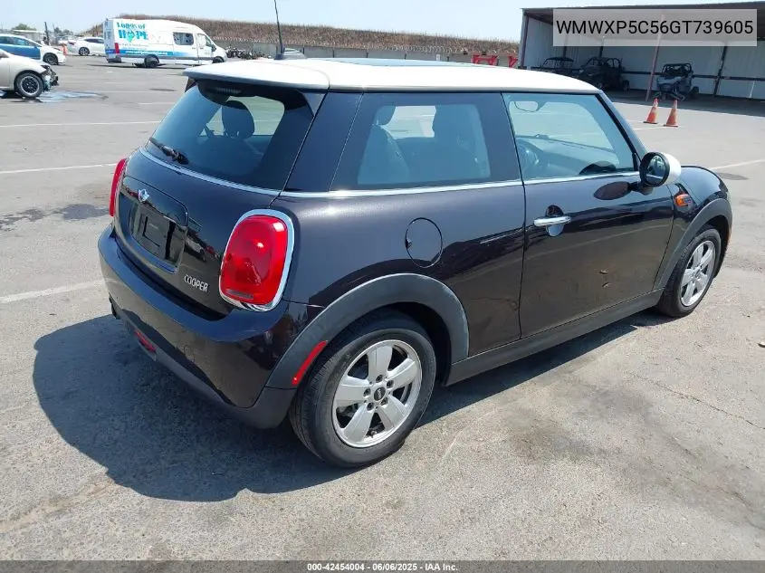 2016 Mini Hardtop Cooper VIN: WMWXP5C56GT739605 Lot: 42454004