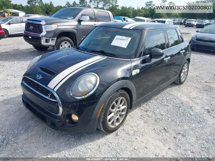 2016 Mini Hardtop Cooper S VIN: WMWXU3C53G2D30807 Lot: 42545577