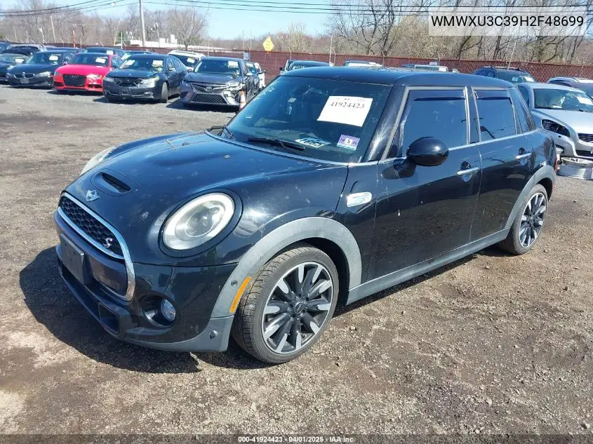 2017 Mini Hardtop Cooper S VIN: WMWXU3C39H2F48699 Lot: 41924423