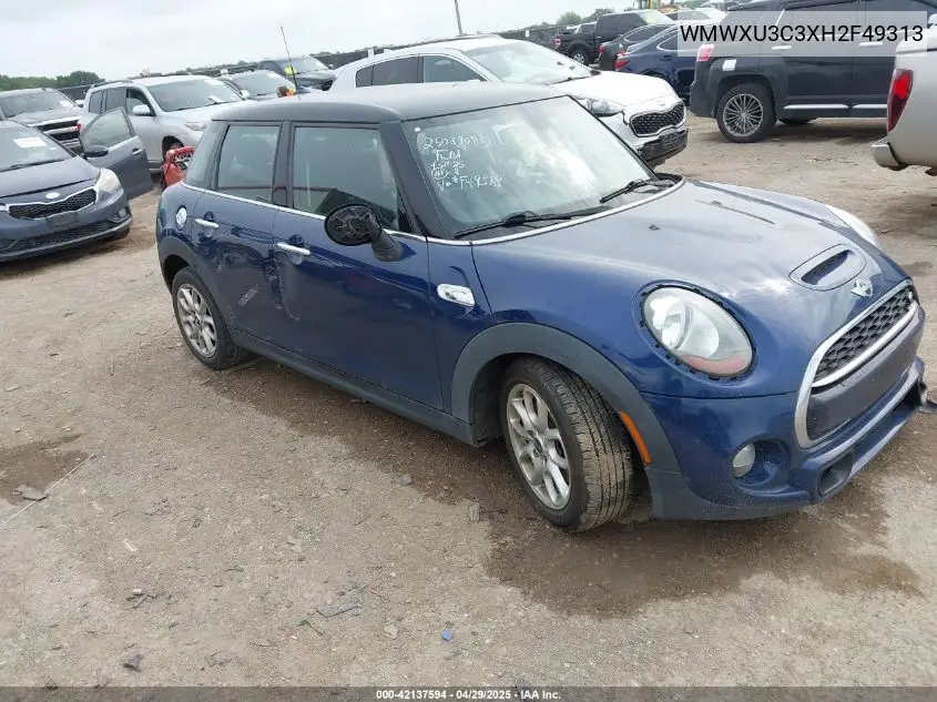 2017 Mini Hardtop Cooper S VIN: WMWXU3C3XH2F49313 Lot: 42137594