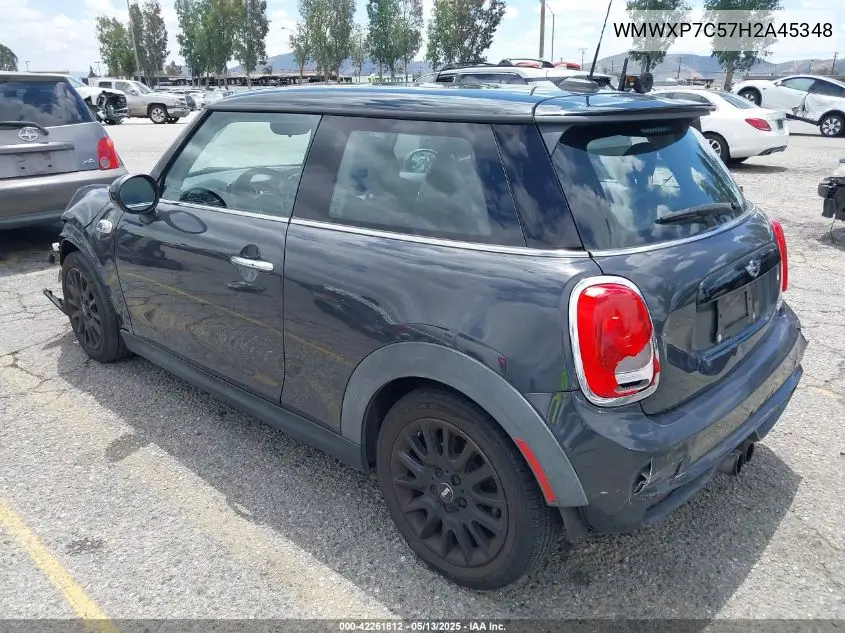 2017 Mini Hardtop Cooper S VIN: WMWXP7C57H2A45348 Lot: 42261812