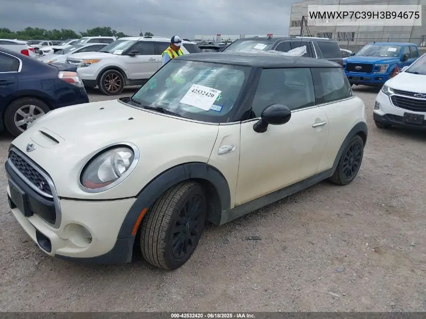 2017 Mini Hardtop Cooper S VIN: WMWXP7C39H3B94675 Lot: 42532420