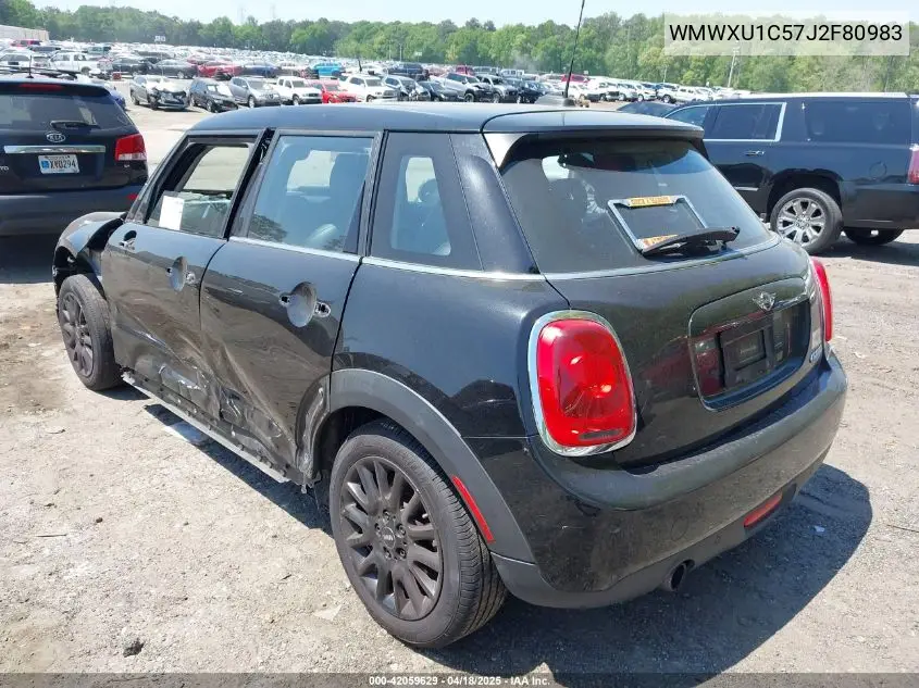 2018 Mini Hardtop Cooper VIN: WMWXU1C57J2F80983 Lot: 42059629