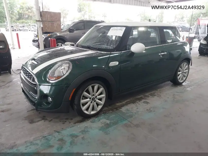 2018 Mini Hardtop Cooper S VIN: WMWXP7C54J2A49329 Lot: 42241556