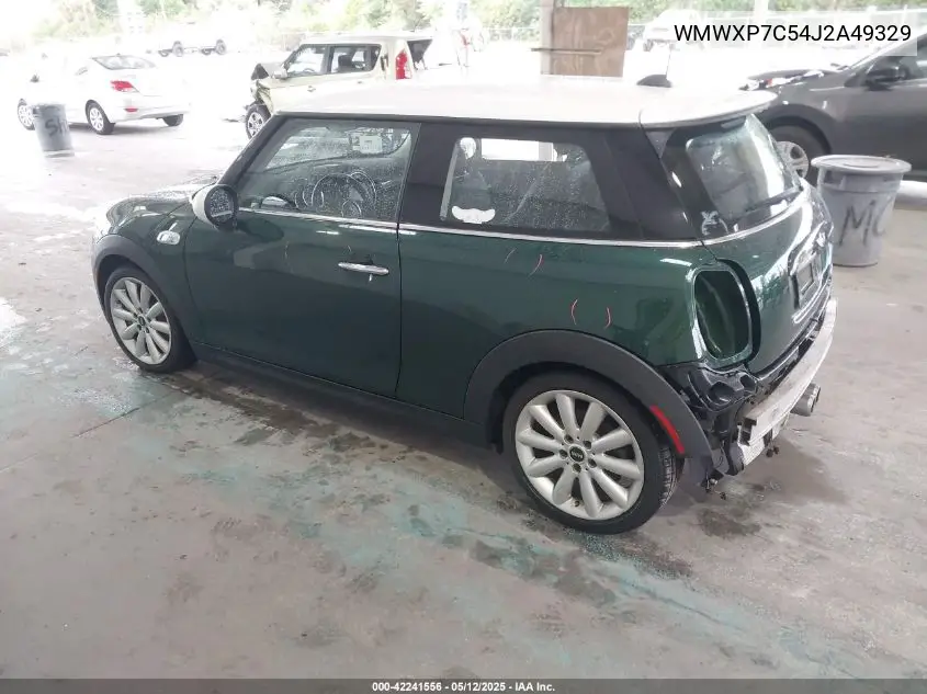2018 Mini Hardtop Cooper S VIN: WMWXP7C54J2A49329 Lot: 42241556
