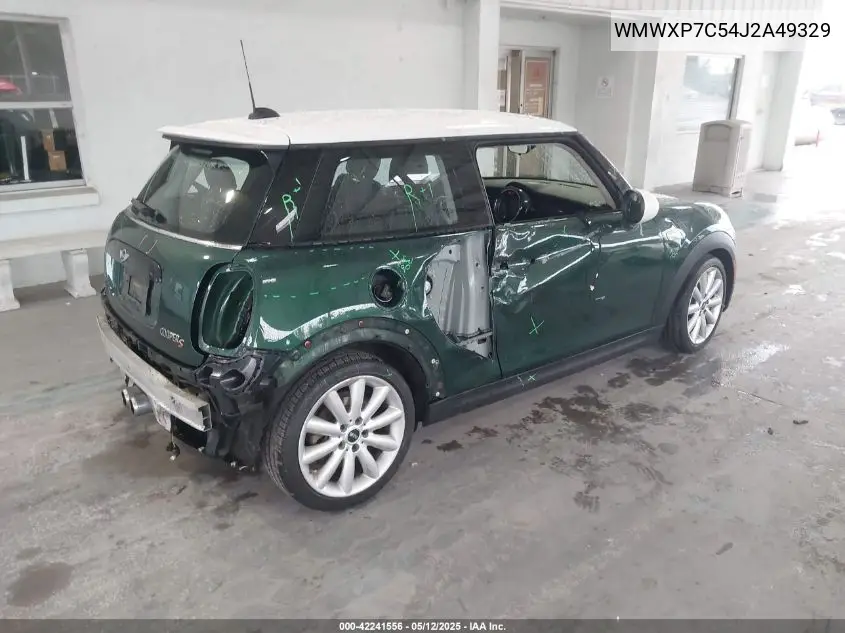 2018 Mini Hardtop Cooper S VIN: WMWXP7C54J2A49329 Lot: 42241556