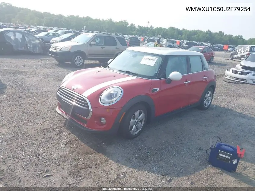 2018 Mini Hardtop Cooper VIN: WMWXU1C50J2F79254 Lot: 42396305