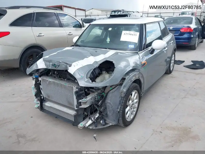 2018 Mini Hardtop Cooper VIN: WMWXU1C53J2F80785 Lot: 42590435