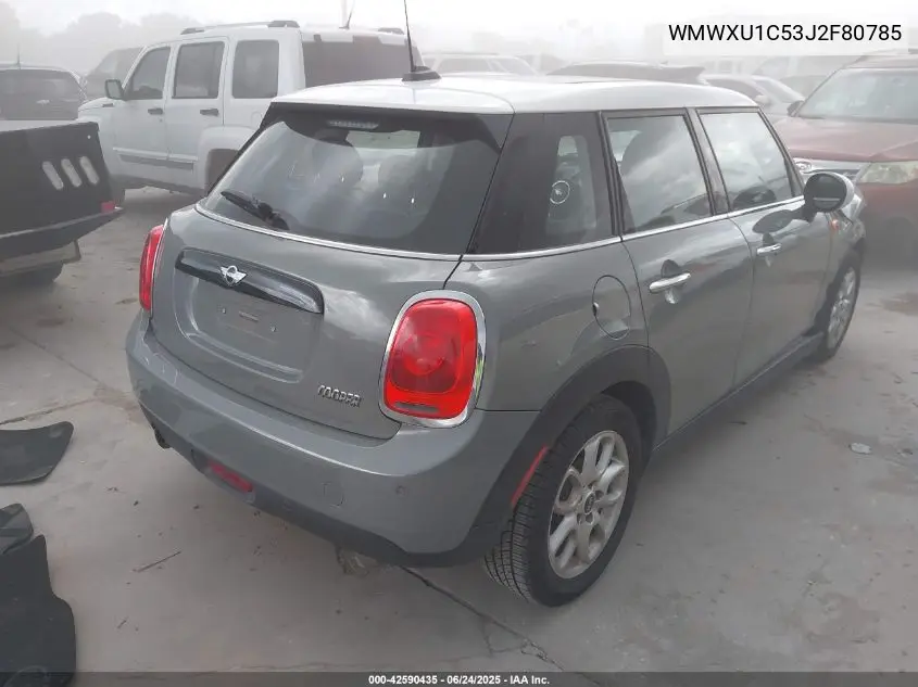 2018 Mini Hardtop Cooper VIN: WMWXU1C53J2F80785 Lot: 42590435