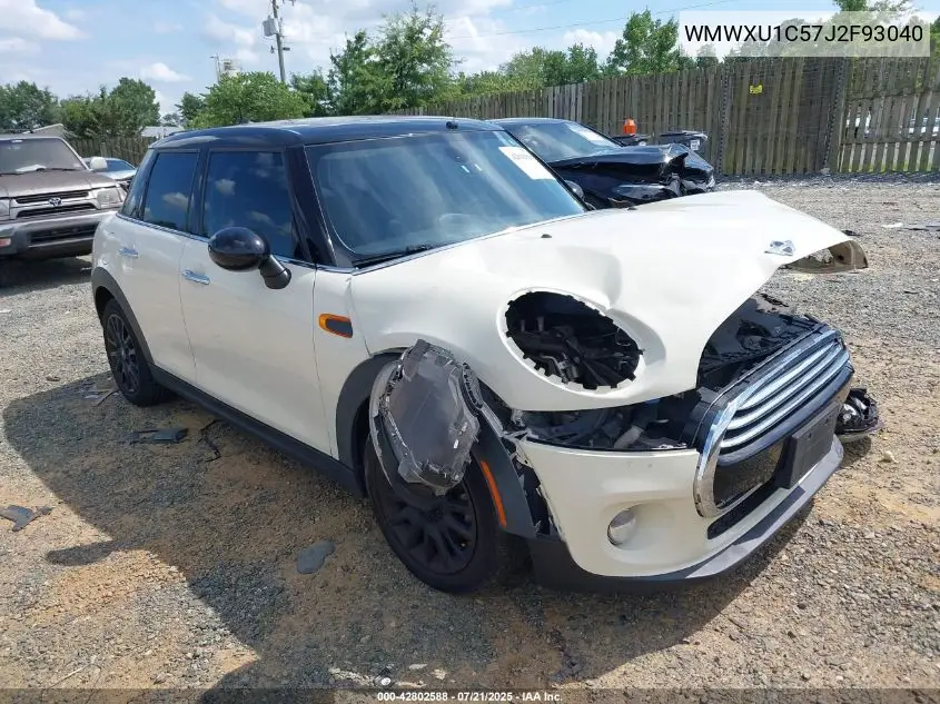 2018 Mini Hardtop Cooper VIN: WMWXU1C57J2F93040 Lot: 42802588