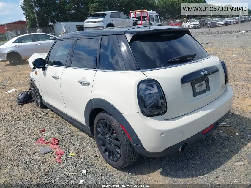 2018 Mini Hardtop Cooper VIN: WMWXU1C57J2F93040 Lot: 42802588