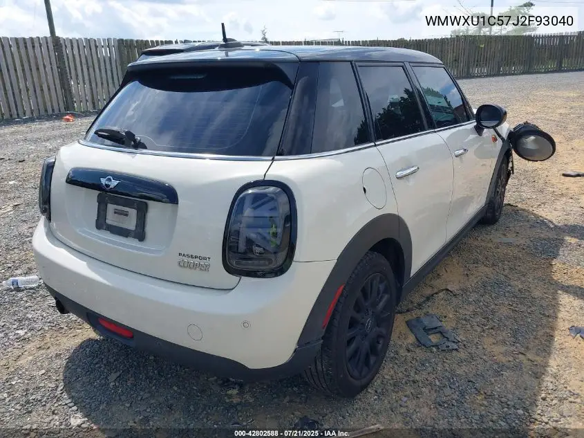 2018 Mini Hardtop Cooper VIN: WMWXU1C57J2F93040 Lot: 42802588