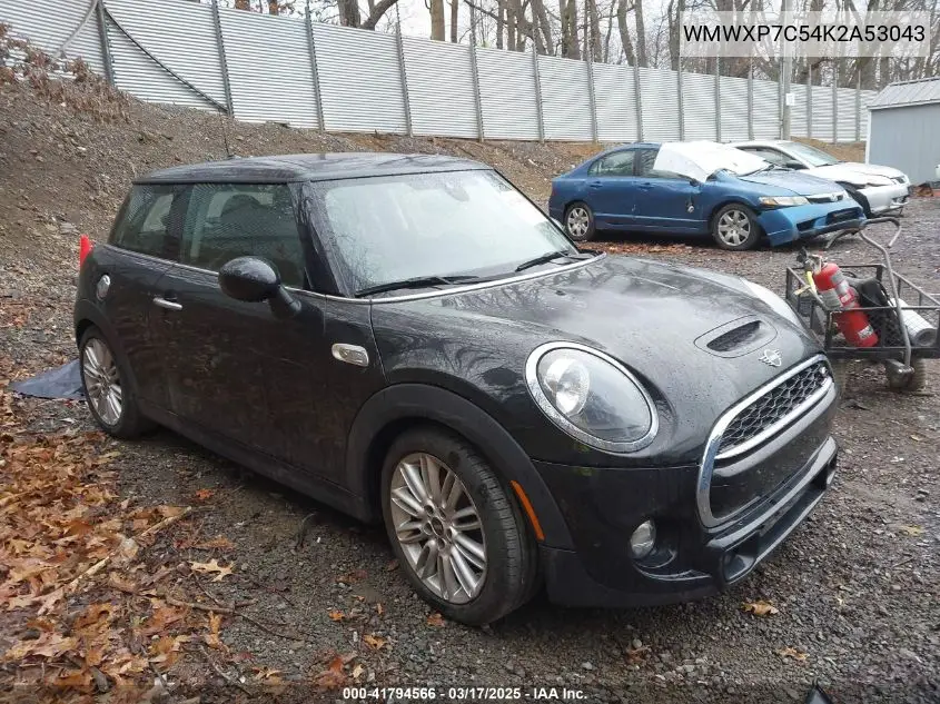 2019 Mini Hardtop Cooper S VIN: WMWXP7C54K2A53043 Lot: 41794566