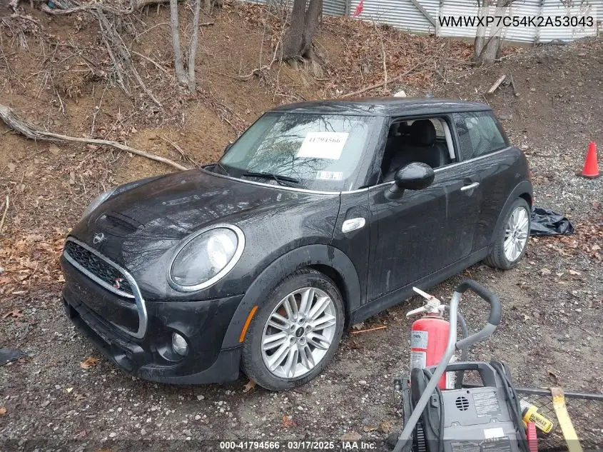 2019 Mini Hardtop Cooper S VIN: WMWXP7C54K2A53043 Lot: 41794566