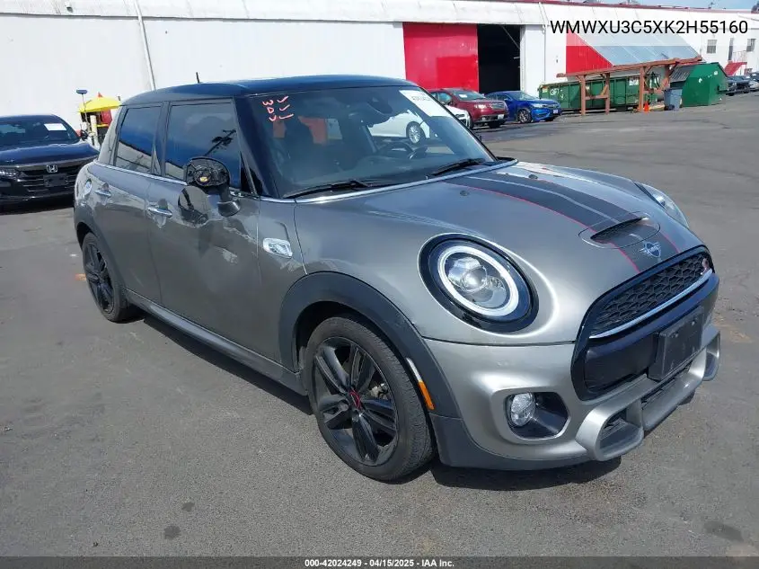 2019 Mini Hardtop Cooper S VIN: WMWXU3C5XK2H55160 Lot: 42024249
