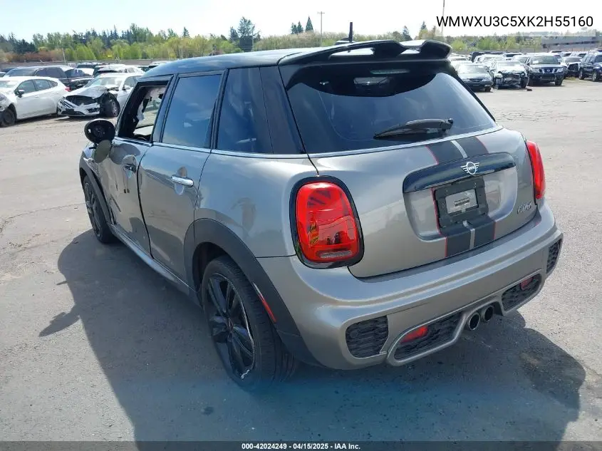 2019 Mini Hardtop Cooper S VIN: WMWXU3C5XK2H55160 Lot: 42024249