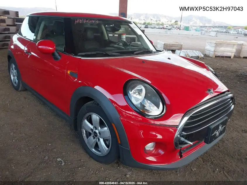 2019 Mini Hardtop Cooper VIN: WMWXP5C53K2H97043 Lot: 42054843