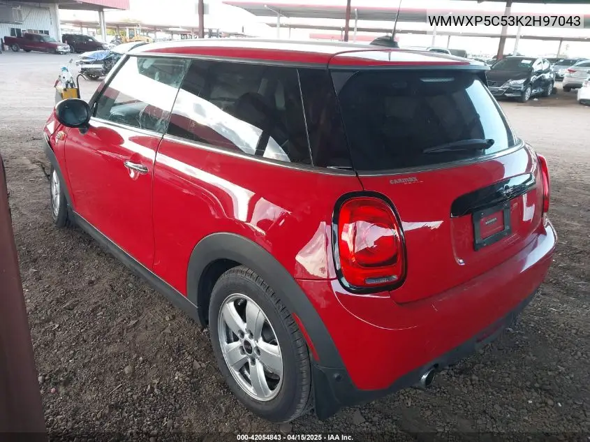2019 Mini Hardtop Cooper VIN: WMWXP5C53K2H97043 Lot: 42054843