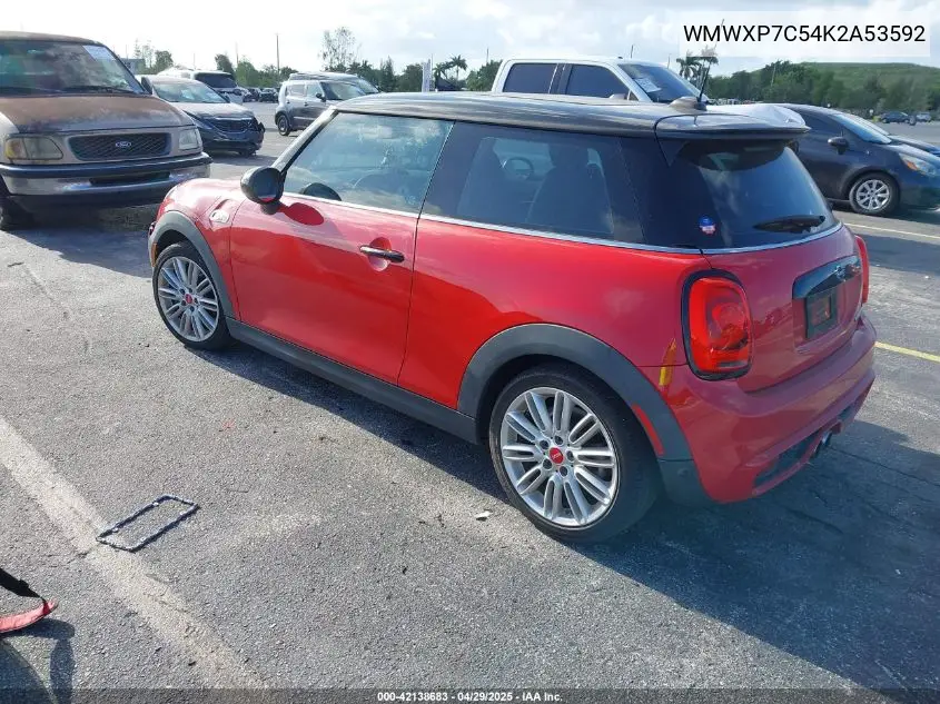 2019 Mini Hardtop Cooper S VIN: WMWXP7C54K2A53592 Lot: 42138683