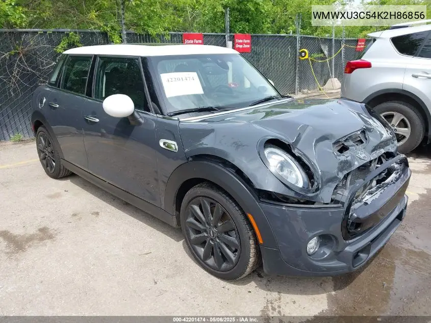 2019 Mini Hardtop Cooper S VIN: WMWXU3C54K2H86856 Lot: 42201474