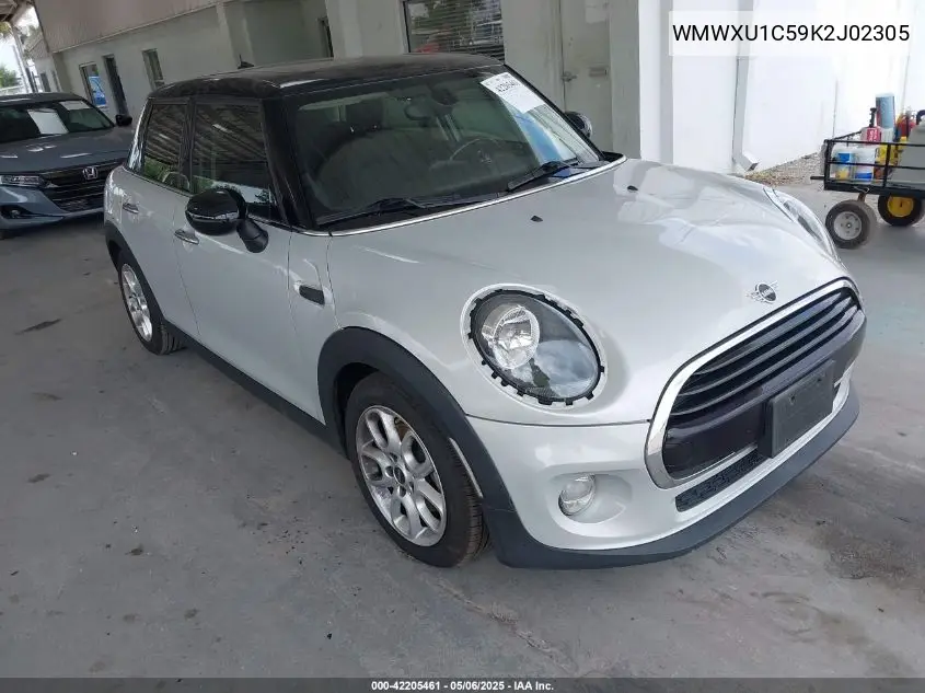 2019 Mini Hardtop Cooper VIN: WMWXU1C59K2J02305 Lot: 42205461