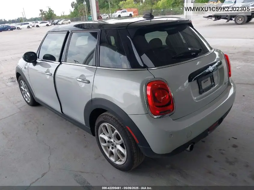 2019 Mini Hardtop Cooper VIN: WMWXU1C59K2J02305 Lot: 42205461