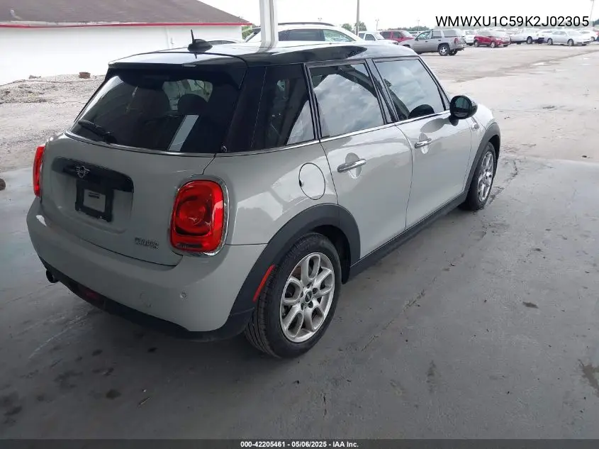 2019 Mini Hardtop Cooper VIN: WMWXU1C59K2J02305 Lot: 42205461