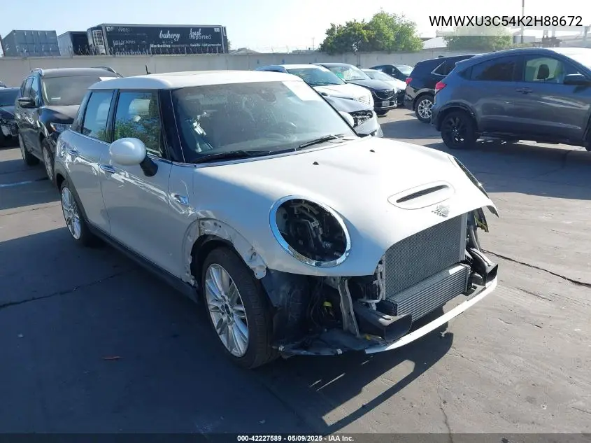 2019 Mini Hardtop Cooper S VIN: WMWXU3C54K2H88672 Lot: 42227589