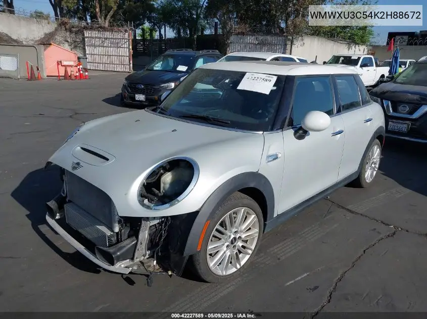 2019 Mini Hardtop Cooper S VIN: WMWXU3C54K2H88672 Lot: 42227589