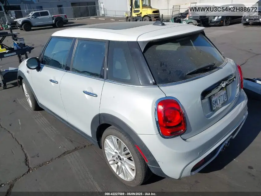 2019 Mini Hardtop Cooper S VIN: WMWXU3C54K2H88672 Lot: 42227589