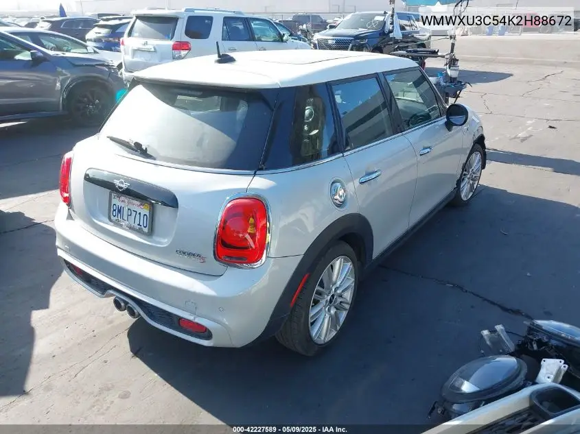 2019 Mini Hardtop Cooper S VIN: WMWXU3C54K2H88672 Lot: 42227589