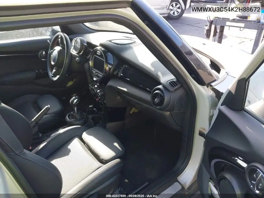 2019 Mini Hardtop Cooper S VIN: WMWXU3C54K2H88672 Lot: 42227589