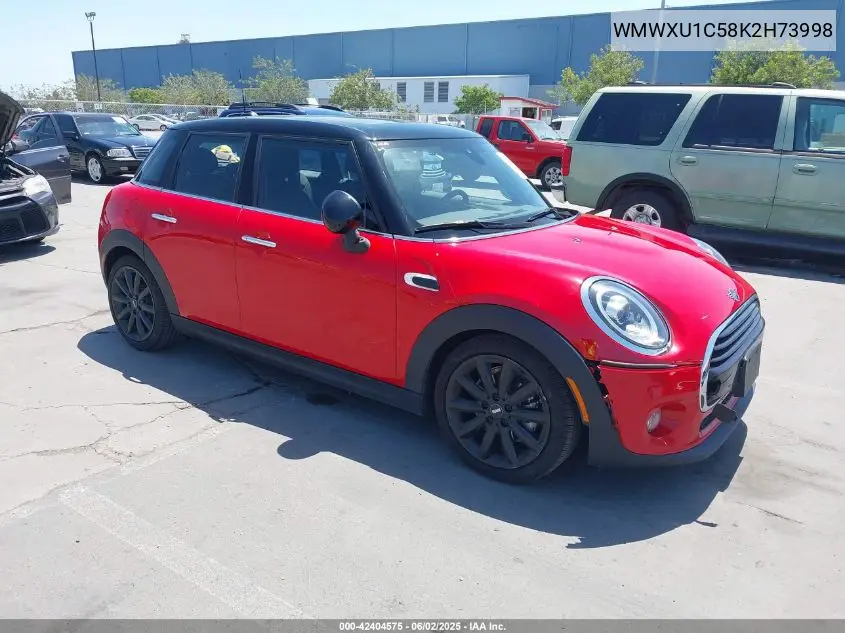 2019 Mini Hardtop Cooper VIN: WMWXU1C58K2H73998 Lot: 42404575