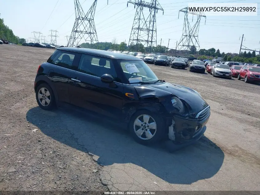 2019 Mini Hardtop Cooper/Oxford Edition VIN: WMWXP5C55K2H29892 Lot: 42411562