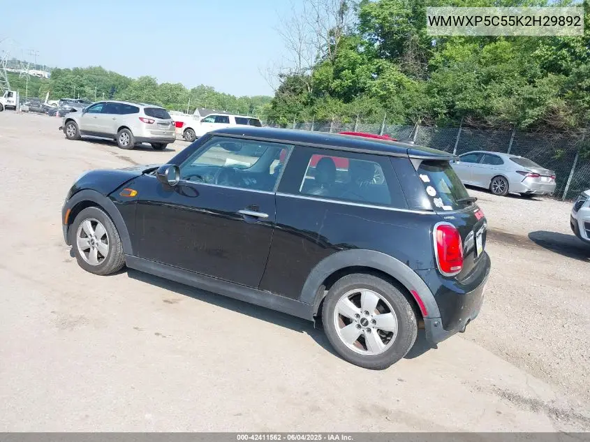 2019 Mini Hardtop Cooper/Oxford Edition VIN: WMWXP5C55K2H29892 Lot: 42411562