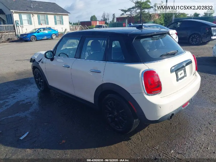 2019 Mini Hardtop Cooper VIN: WMWXU1C5XK2J02832 Lot: 42525235