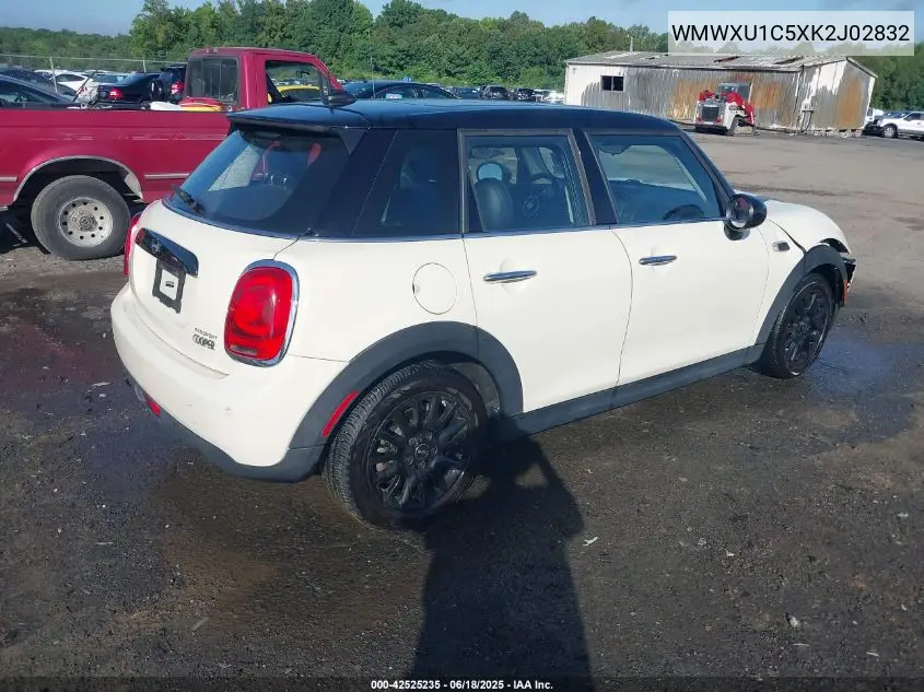 2019 Mini Hardtop Cooper VIN: WMWXU1C5XK2J02832 Lot: 42525235