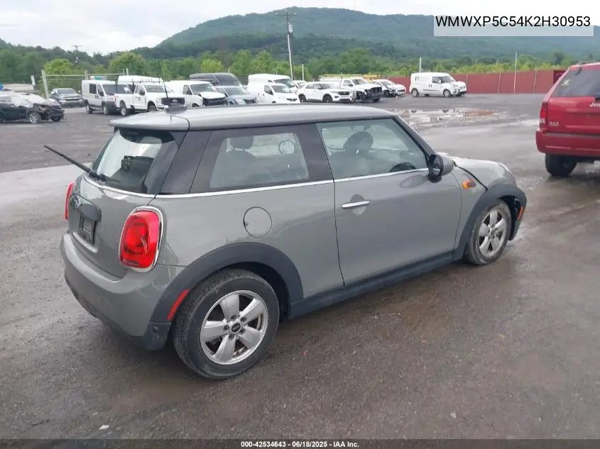 2019 Mini Hardtop Cooper VIN: WMWXP5C54K2H30953 Lot: 42534643