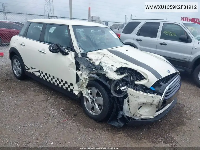 2019 Mini Hardtop Cooper VIN: WMWXU1C59K2F81912 Lot: 42612072