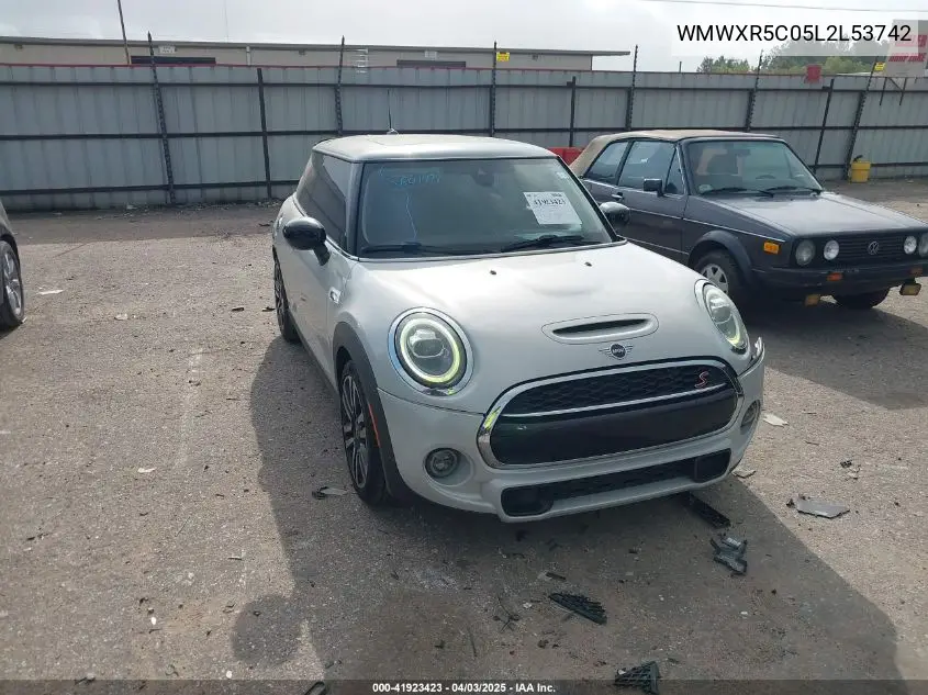 2020 Mini Hardtop Cooper S VIN: WMWXR5C05L2L53742 Lot: 41923423