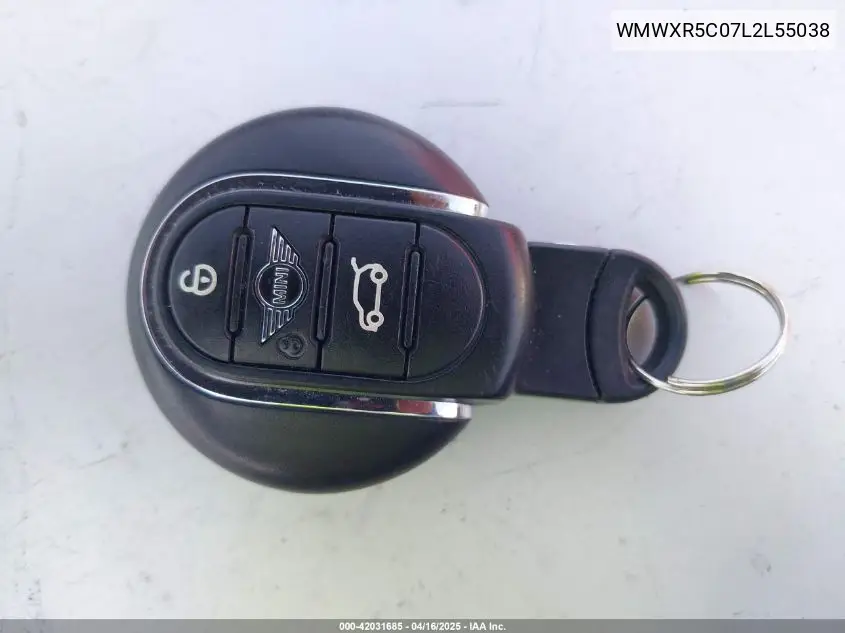 2020 Mini Hardtop Cooper S VIN: WMWXR5C07L2L55038 Lot: 42031685