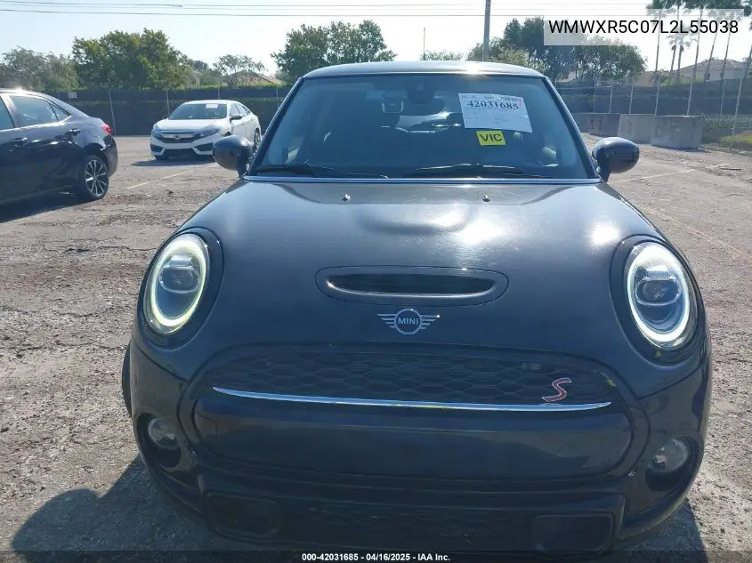 2020 Mini Hardtop Cooper S VIN: WMWXR5C07L2L55038 Lot: 42031685