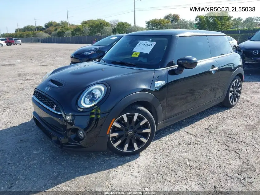 2020 Mini Hardtop Cooper S VIN: WMWXR5C07L2L55038 Lot: 42031685