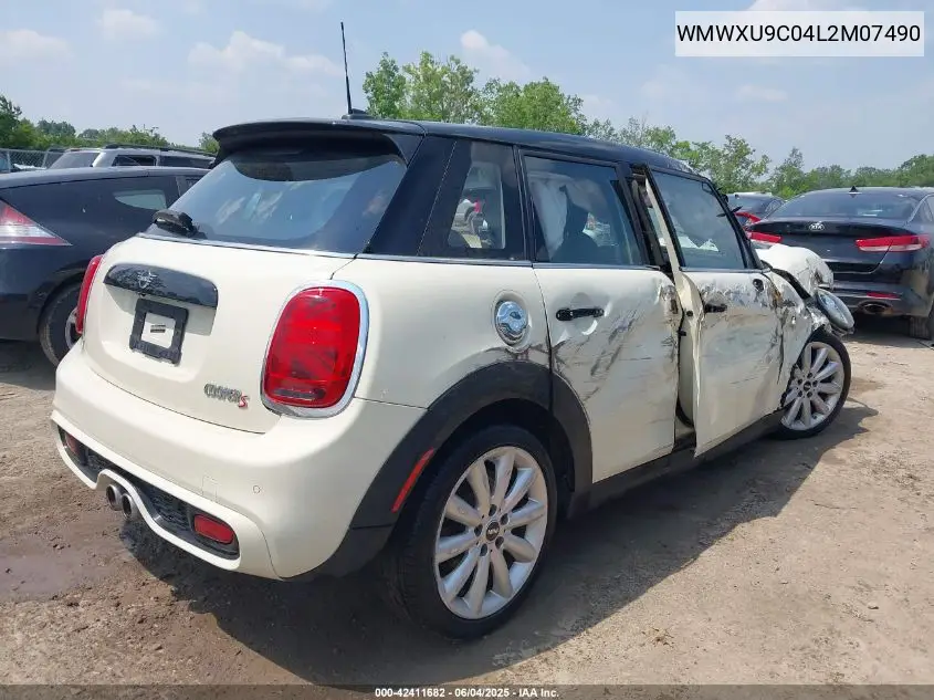 2020 Mini Hardtop Cooper S VIN: WMWXU9C04L2M07490 Lot: 42411682