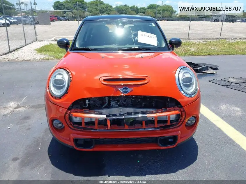 2020 Mini Hardtop Cooper S VIN: WMWXU9C05L2L88707 Lot: 42504326