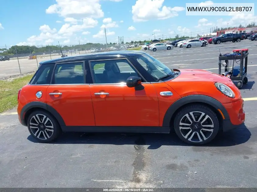 2020 Mini Hardtop Cooper S VIN: WMWXU9C05L2L88707 Lot: 42504326